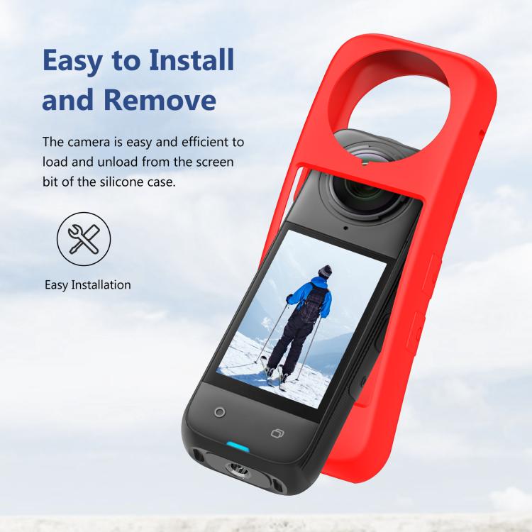For Insta360 X4 PULUZ Full Body Dust-proof Silicone Protective Case
