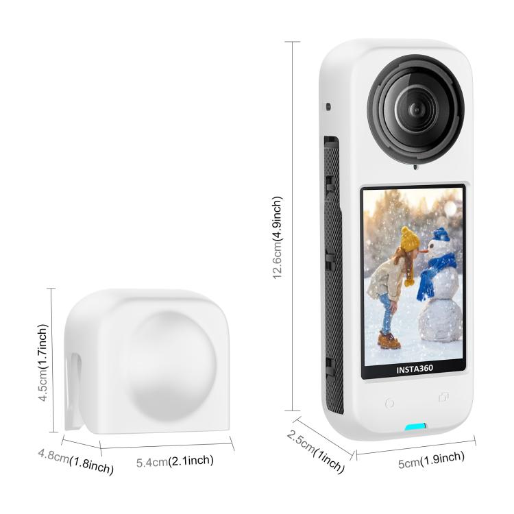 For Insta360 X4 PULUZ Full Body Dust-proof Silicone Protective Case