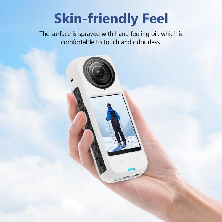 For Insta360 X4 PULUZ Full Body Dust-proof Silicone Protective Case