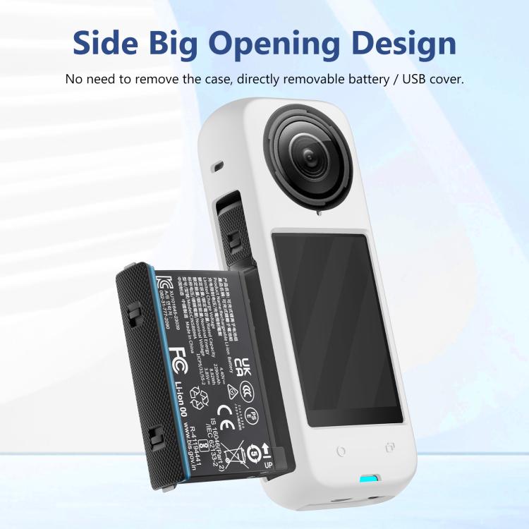 For Insta360 X4 PULUZ Full Body Dust-proof Silicone Protective Case