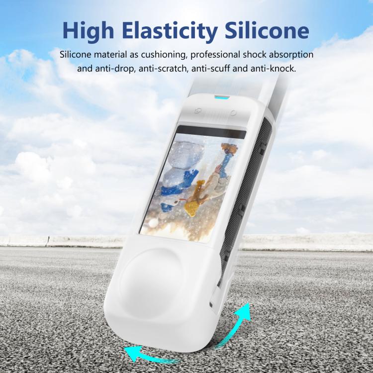 For Insta360 X4 PULUZ Full Body Dust-proof Silicone Protective Case