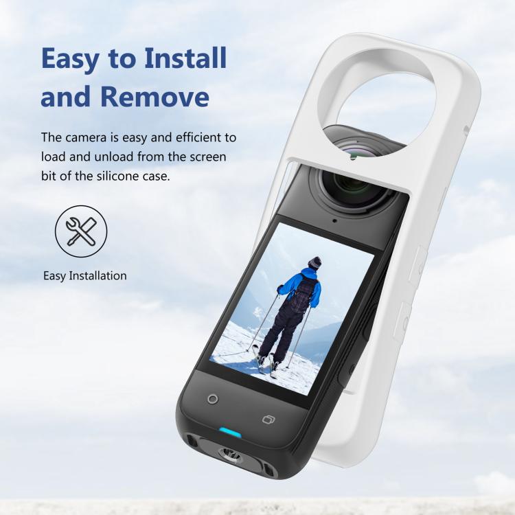 For Insta360 X4 PULUZ Full Body Dust-proof Silicone Protective Case