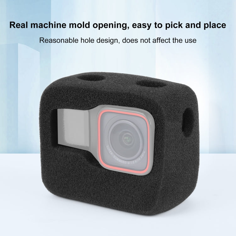 For Insta360 Ace Pro / Ace PULUZ High Density Foam Windshield  - Black