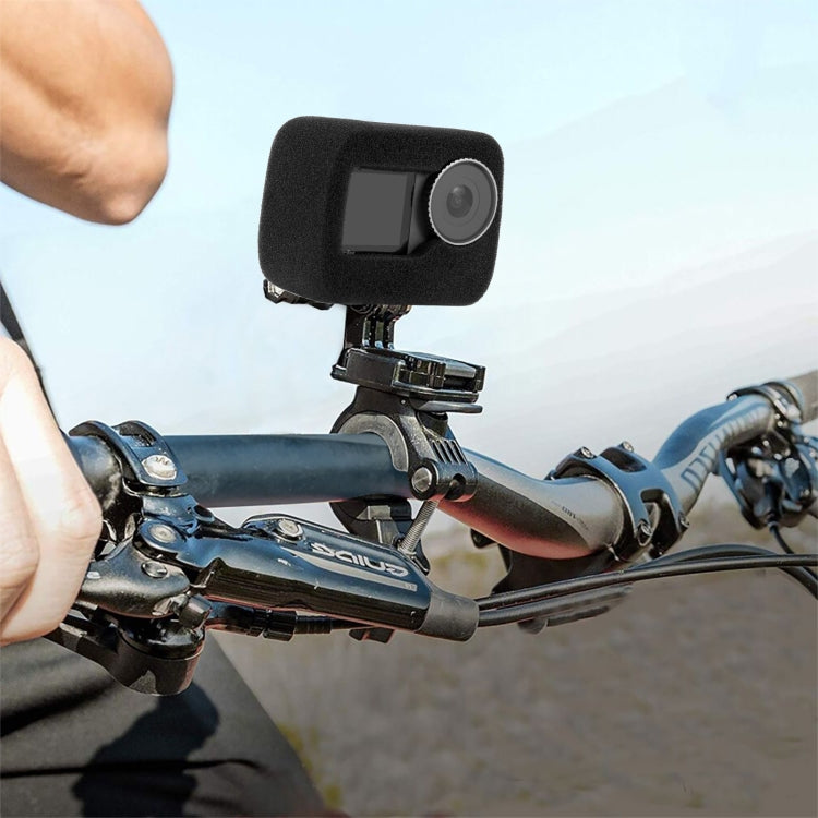 For DJI Osmo Action 5 Pro / 4 / 3 PULUZ High Density Foam Windshield  - Black