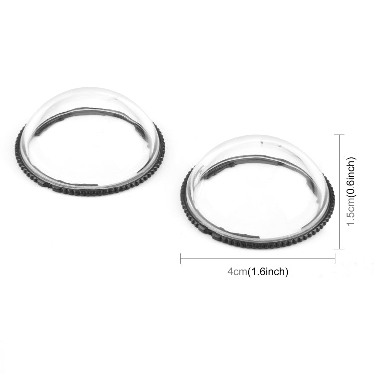 For Insta360 X4 PULUZ Rotation PC Lens Guard  Protective Cover  - Transparent