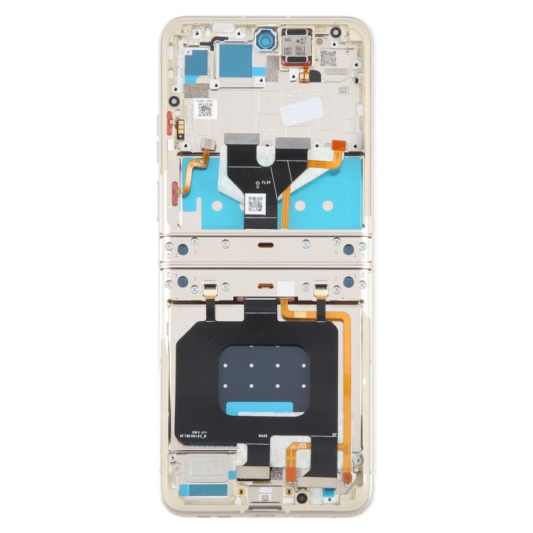 For Motorola Razr 2024 Original LCD Screen Digitizer Full Assembly with Frame  - Orange