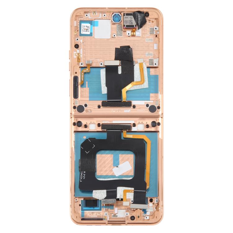For Motorola Razr+ 2024 Original LCD Screen Digitizer Full Assembly with Frame  - Gold