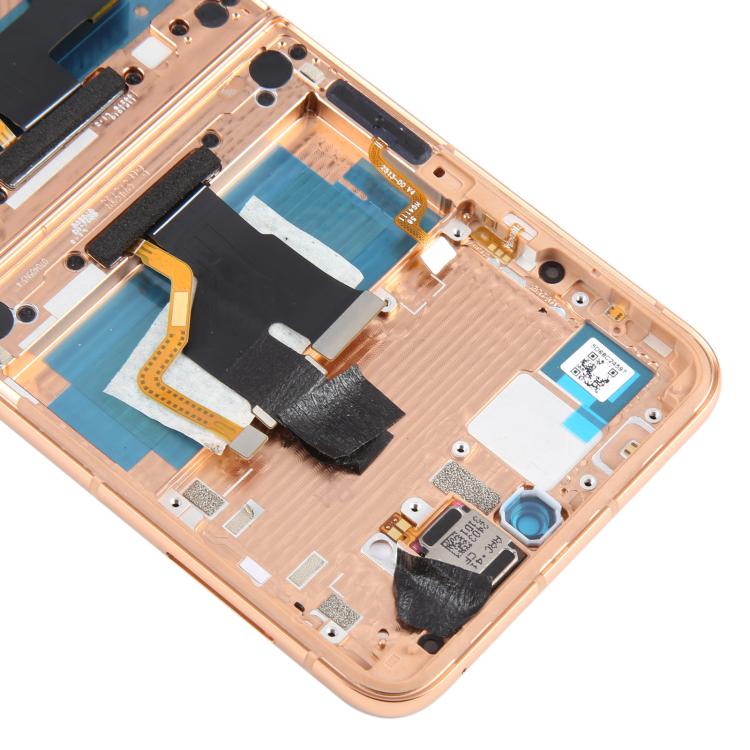 For Motorola Razr+ 2024 Original LCD Screen Digitizer Full Assembly with Frame  - Gold