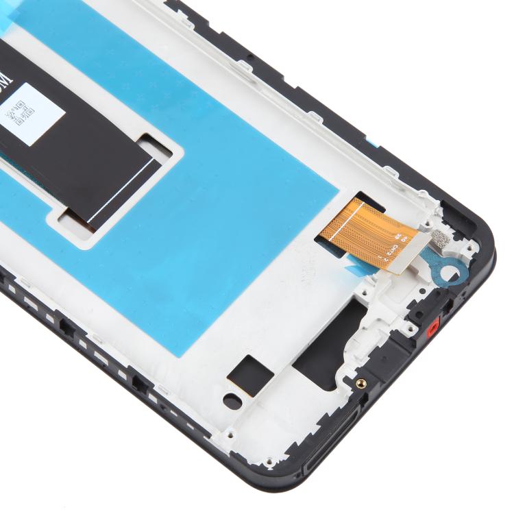 For ZTE nubia Neo 3 5G LCD Screen Digitizer Full Assembly with Frame  - Black