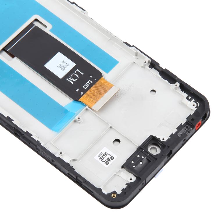 For ZTE nubia Neo 3 5G LCD Screen Digitizer Full Assembly with Frame  - Black