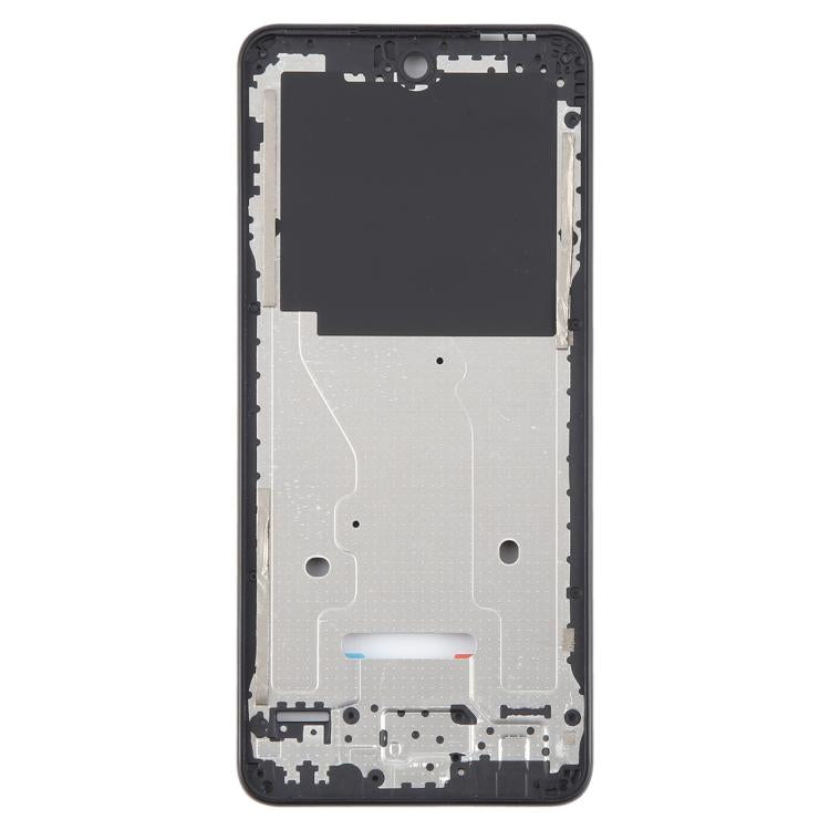 For ZTE Blade A75 4G / V60 Smart Front Housing LCD Frame Bezel Plate  - Black