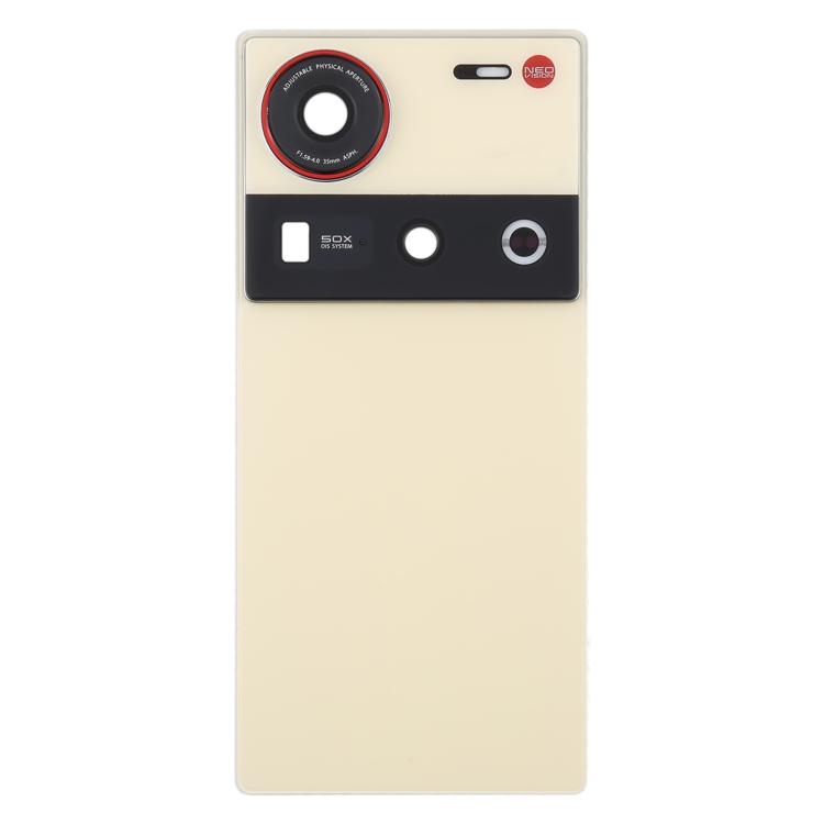 For ZTE nubia Z70 Ultra NX733J NX736J Glass Battery Back Cover with Camera Lens Frame