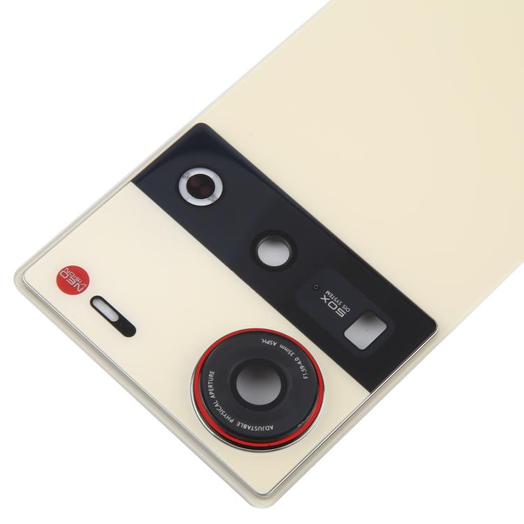 For ZTE nubia Z70 Ultra NX733J NX736J Glass Battery Back Cover with Camera Lens Frame
