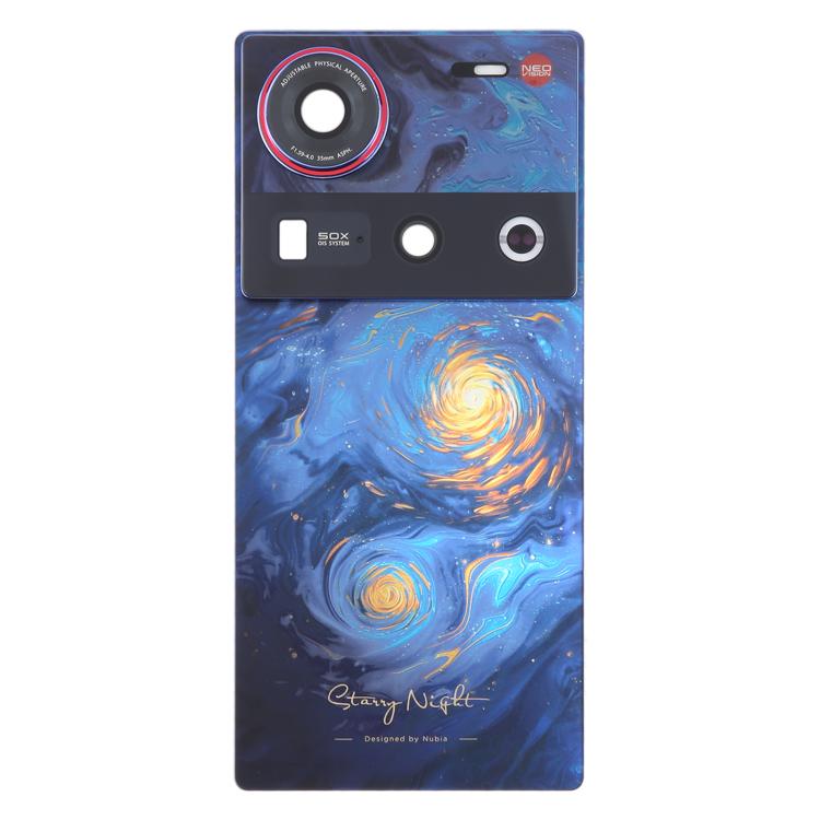 For ZTE nubia Z70 Ultra NX733J NX736J Glass Battery Back Cover with Camera Lens Frame