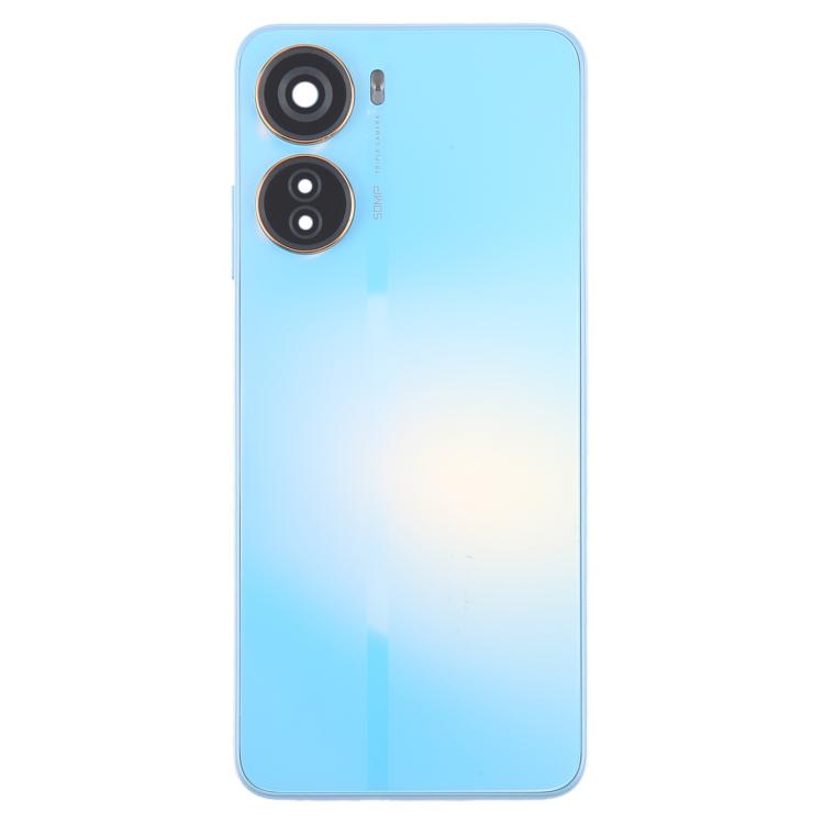 For ZTE Axon 40 Lite Plastic Battery Back Cover with Middle Frame / Camera Lens Cover