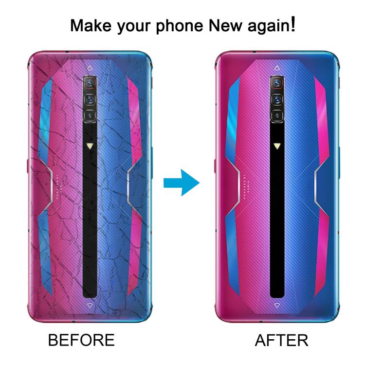 For ZTE nubia RedMagic 6 NX669J Glass Battery Back Cover - Aurora