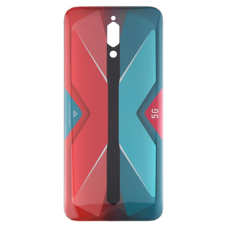 For ZTE nubia RedMagic 5G NX669J Glass Battery Back Cover - Red