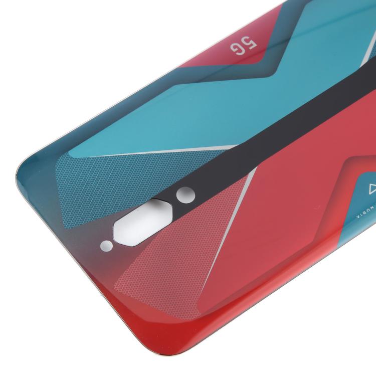 For ZTE nubia RedMagic 5G NX669J Glass Battery Back Cover - Red