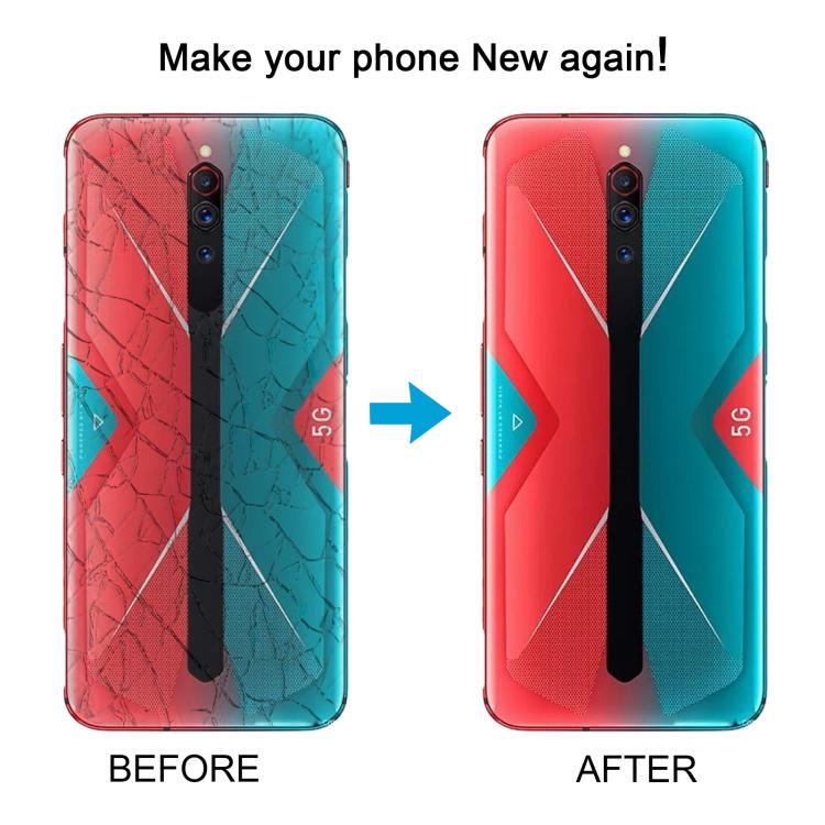 For ZTE nubia RedMagic 5G NX669J Glass Battery Back Cover - Red