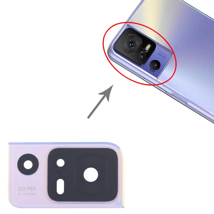 For TCL 40 SE T610K OEM Back Camera Lens