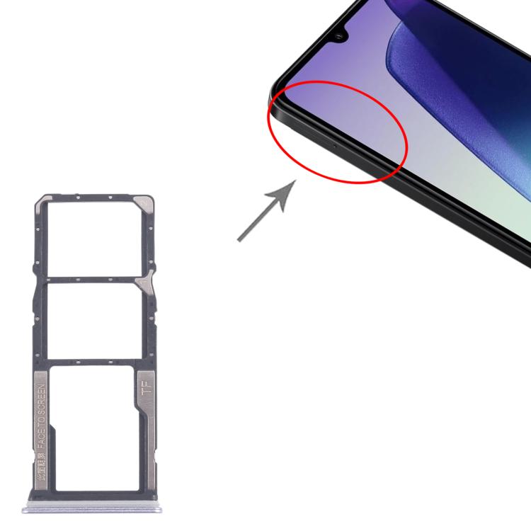 For Xiaomi Redmi 14C 4G 10pcs Original SIM Card Tray + SIM Card Tray + Micro SD Card Tray