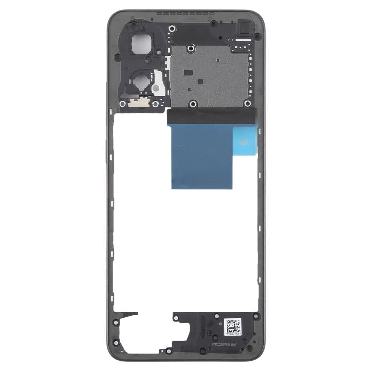 For OPPO A78 4G Original Middle Frame Bezel Plate  - Black