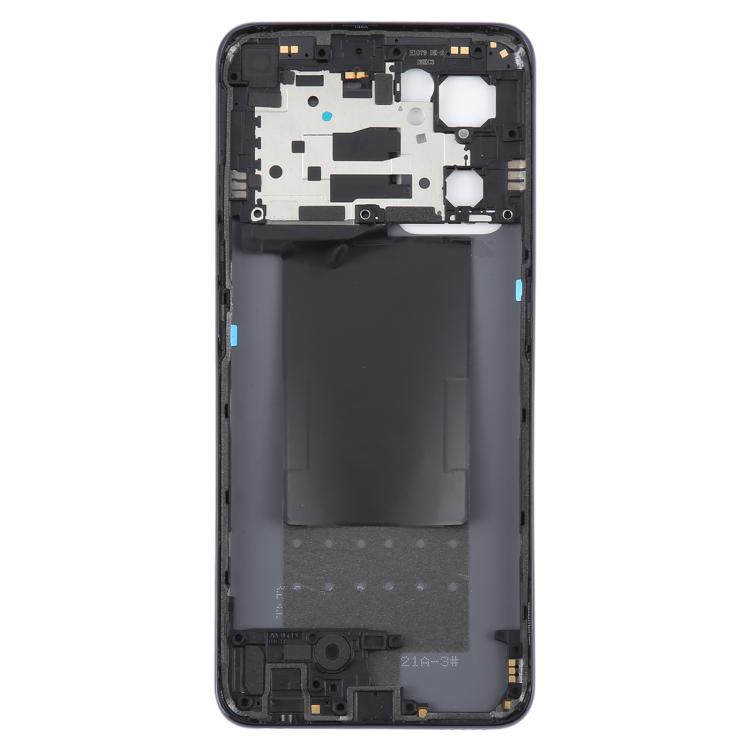 For OPPO Find X5 Lite Battery Back Cover with Middle Frame - Blue