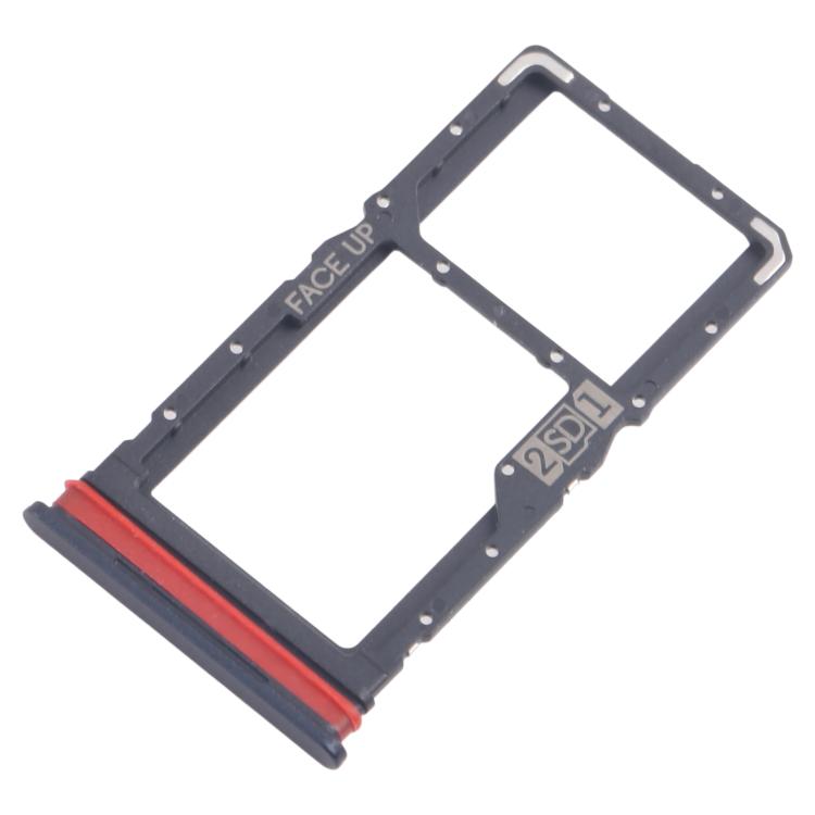 For Motorola Moto G53 XT2335-2 10pcs Original SIM + Micro SD Card Tray  - Black