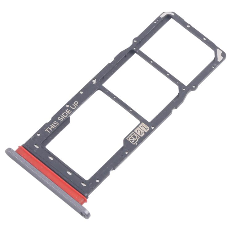 For Motorola Moto E40 10pcs Original SIM Card Tray + SIM Card Tray + Micro SD Card Tray  - Grey