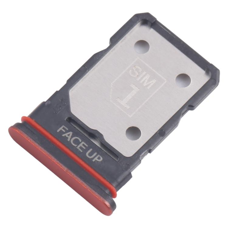 For Motorola Edge 50 Neo 10pcs Original SIM Card Tray + SIM Card Tray  - Red