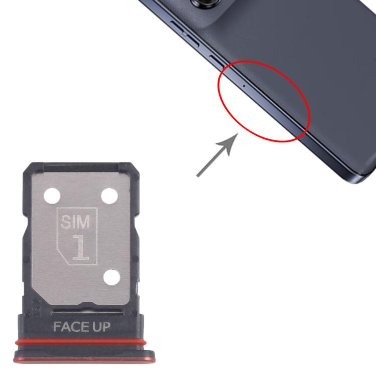 For Motorola Edge 50 Neo 10pcs Original SIM Card Tray + SIM Card Tray  - Red