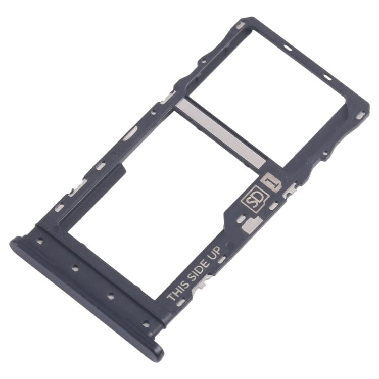 For Motorola Moto G 2022 10pcs Original SIM + Micro SD Card Tray  - Black
