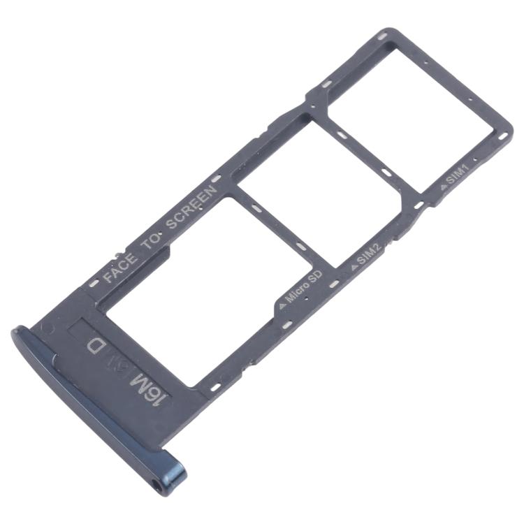 For Motorola Moto G6 10pcs Original SIM Card Tray + SIM Card Tray + Micro SD Card Tray  - Black