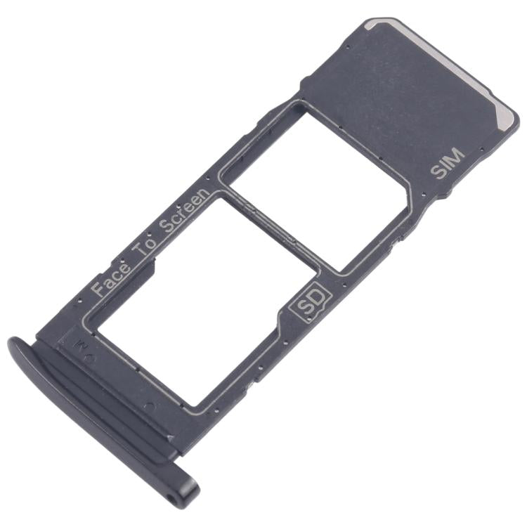 For Motorola Moto G7 Plus 10pcs Original SIM + Micro SD Card Tray  - Black