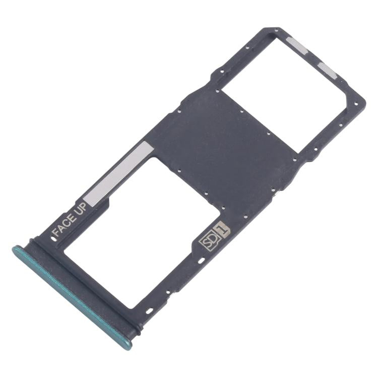 For Motorola Moto G04 10pcs Original SIM Card Tray + Micro SD Card Tray  - Green