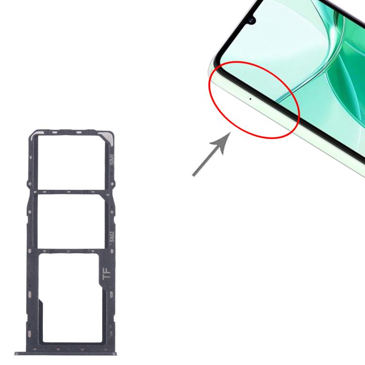 For ZTE Blade A35 SIM Card Tray + SIM Card Tray + Micro SD Card Tray