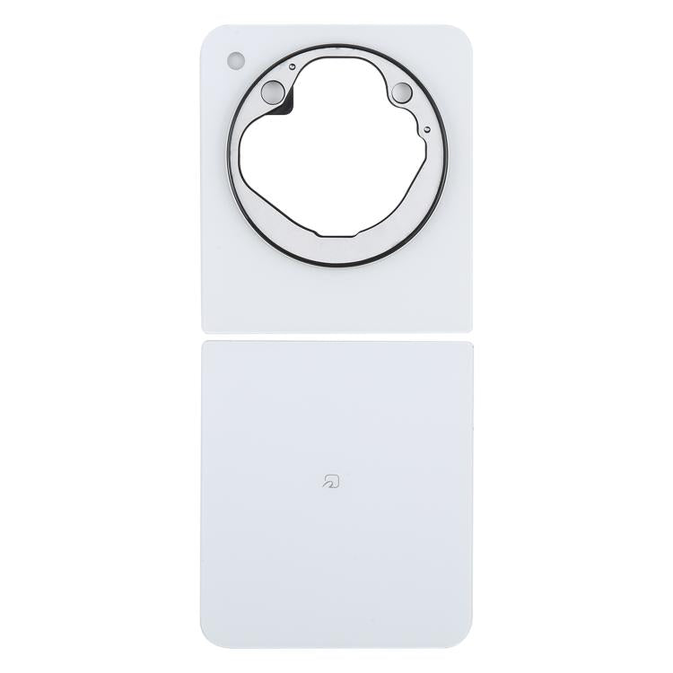 For ZTE Libero Flip 5G A304ZT Glass Back Cover - White