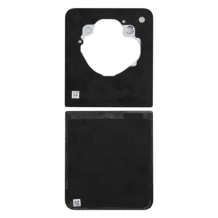 For ZTE Libero Flip 5G A304ZT Glass Back Cover - White