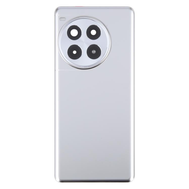 For OnePlus Ace 3 Pro PJX110 Original Glass Battery Back Cover with Camera Lens Frame - Silver