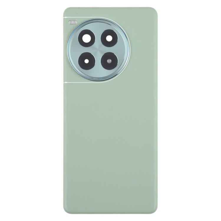 For OnePlus Ace 3 Pro PJX110 Original Leather Battery Back Cover with Camera Lens Frame - Green
