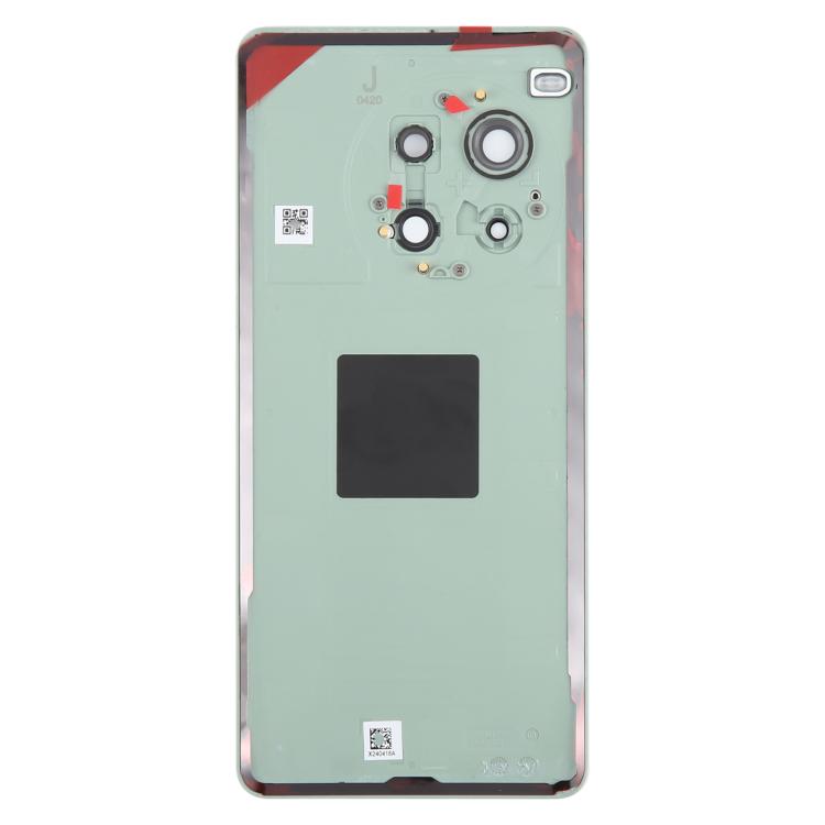 For OnePlus Ace 3 Pro PJX110 Original Leather Battery Back Cover with Camera Lens Frame - Green