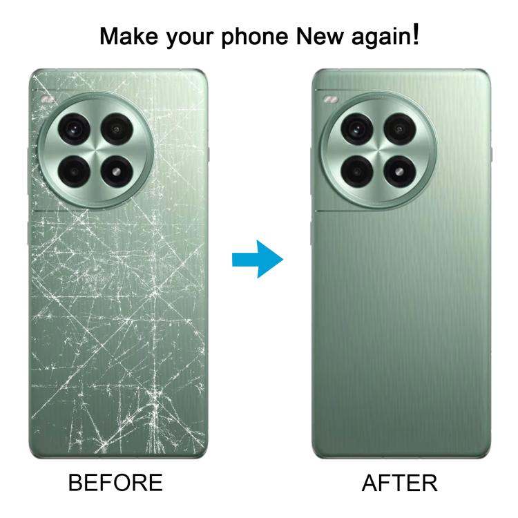 For OnePlus Ace 3 Pro PJX110 Original Leather Battery Back Cover with Camera Lens Frame - Green