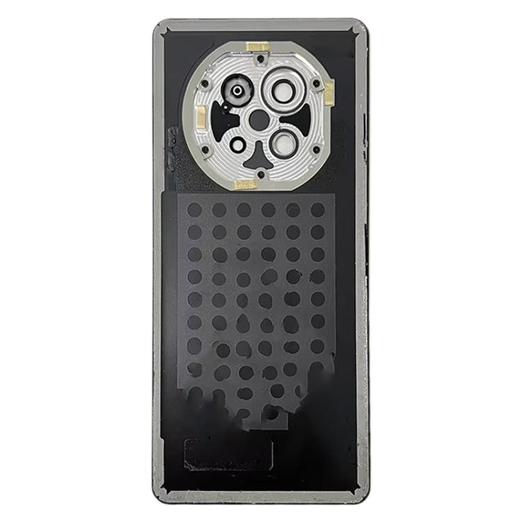 For ZTE Axon 60 Ultra A2025H Original Battery Back Cover with Camera Lens Frame - Black