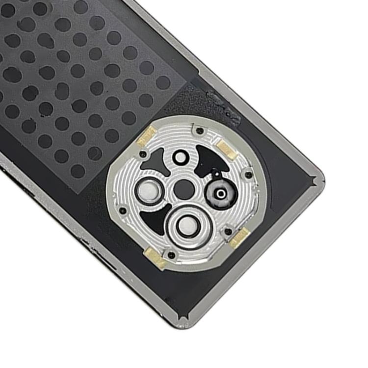 For ZTE Axon 60 Ultra A2025H Original Battery Back Cover with Camera Lens Frame - Black