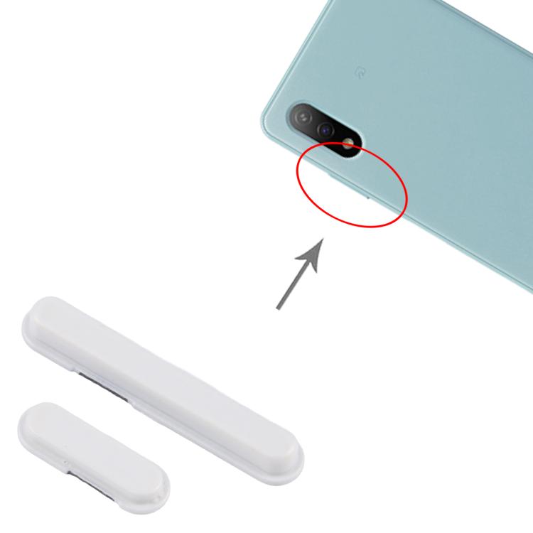 For Sony Xperia ACE II Power Button and Volume Control Button  - White