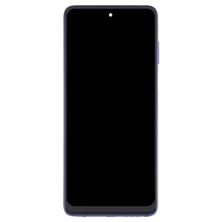 For Motorola Moto G Stylus 2022 4G OEM LCD Screen Digitizer Full Assembly with Frame  - Blue