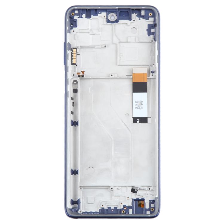 For Motorola Moto G Stylus 2022 4G OEM LCD Screen Digitizer Full Assembly with Frame  - Blue
