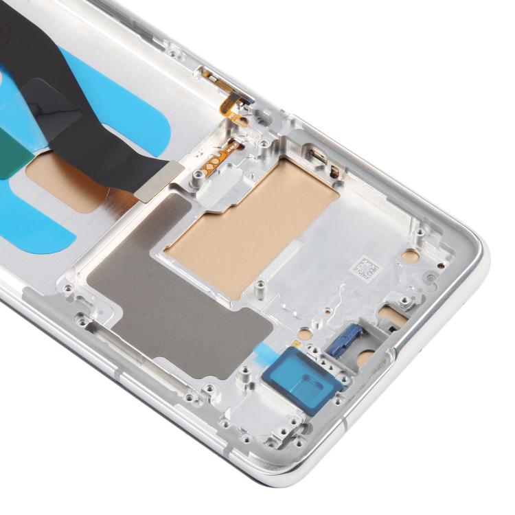 For Samsung Galaxy S21 Ultra SM-G998B 6.66 inch TFT LCD Screen Digitizer Full Assembly with Frame, Not Supporting Fingerprint Identification  - Silver