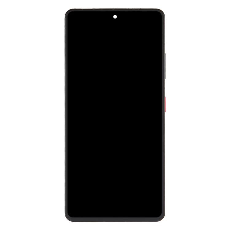 For ZTE Axon 60 Ultra Original Disassembled LCD Screen Digitizer Full Assembly with Frame  - Black