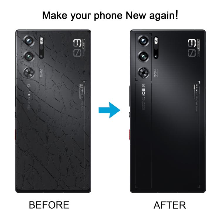 For ZTE nubia RedMagic 9 Pro NX769J Original Glass Battery Back Cover with Camera Lens Frame - White